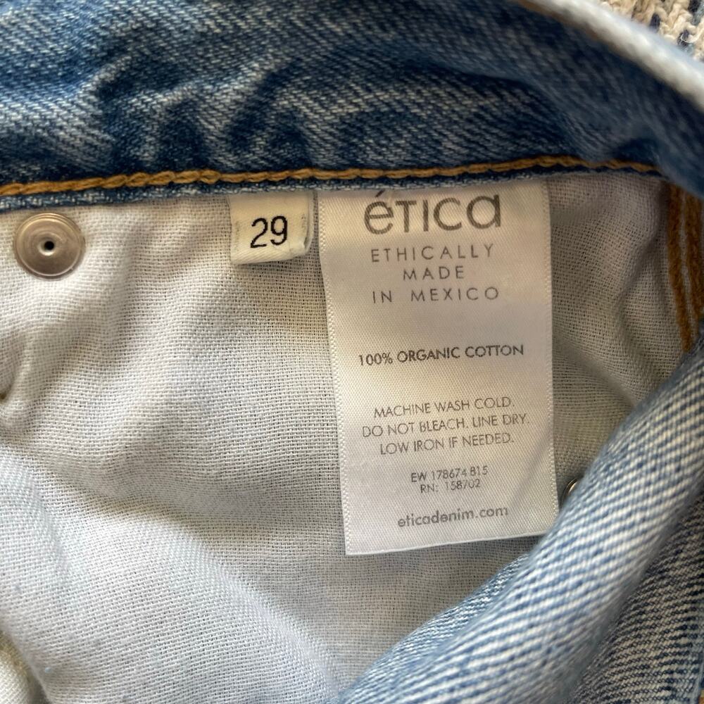 Etica Quinn Relaxed Barrel Jeans in Rockaway - Size 29 - Picture 6 of 7
